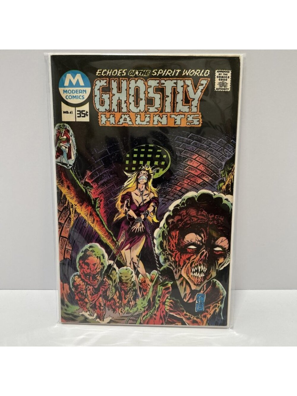 Ghostly Haunts #41 Modern Comics 1977 Bronze Age Horror Tom Sutton Comic Book